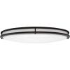 image:imageMaxxima 32 Oval Black LED Ceiling Mount Light Fixture 5500 Lumens 3 CCT Color Selectable 3000K4000K5000K Dimmable Flush Mount Indoor Light Perfect for Kitchen or Bedroom LightingBlack