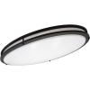 image:imageMaxxima 32 Oval Black LED Ceiling Mount Light Fixture 5500 Lumens 3 CCT Color Selectable 3000K4000K5000K Dimmable Flush Mount Indoor Light Perfect for Kitchen or Bedroom LightingBlack