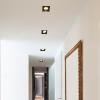 image:imageMaxxima 4 Trimless Slim Square Recessed AntiGlare LED Gimbal Downlight Black Canless IC Rated 1000 Lumens 5 Color Temperature Selectable 2700K3000K3500K4000K5000K Dimmable 90 CRI JBox Incl