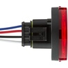 image:imageMaxxima M85601R 6 Oval LED StopTurnTail and BackUp Light Grommet Mount 4Pin DryFit Connector amp Pigtail DOT Compliant Acrylic Lens amp ABS Housing 128V