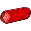 image:imageMaxxima M85601R 6 Oval LED StopTurnTail and BackUp Light Grommet Mount 4Pin DryFit Connector amp Pigtail DOT Compliant Acrylic Lens amp ABS Housing 128V