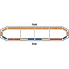 image:imageMaxxima 60 LED Elite AmberBlue Lightbar with Work Lights StopTailTurn Traffic Director 30 Flash Patterns Dual Voltage SAE J595 Class 1 CA13 Compliant Tow Bar