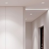 image:imageMaxxima 3 Trimless Recessed Square LED Eyeball Gimbal Downlight 600 Lumens  5 CCT Adjustable 2700K3000K3500K4000K5000K 360 Rotation Dimmable Canless IC Rated JBox Included