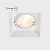 image:imageMaxxima 3 Trimless Recessed Square LED Eyeball Gimbal Downlight 600 Lumens  5 CCT Adjustable 2700K3000K3500K4000K5000K 360 Rotation Dimmable Canless IC Rated JBox Included