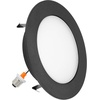 image:imageMaxxima 4 5 CCT Flat Lens Retrofit Recessed LED Downlight 800 Lumens  Slim face E26 Quick Connect Adapter Color Selectable 2700K3000K3500K4000K5000K Dimmable 8 WattsBlack