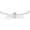 image:imageMaxxima 6 5 CCT Flat Lens Retrofit Recessed LED Downlight 1000 Lumens  Slim face E26 Quick Connect Adapter Color Selectable 2700K3000K3500K4000K5000K Dimmable 11 WattsWhite