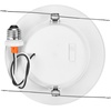 image:imageMaxxima 6 5 CCT Flat Lens Retrofit Recessed LED Downlight 1000 Lumens  Slim face E26 Quick Connect Adapter Color Selectable 2700K3000K3500K4000K5000K Dimmable 11 WattsWhite