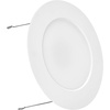 image:imageMaxxima 6 5 CCT Flat Lens Retrofit Recessed LED Downlight 1000 Lumens  Slim face E26 Quick Connect Adapter Color Selectable 2700K3000K3500K4000K5000K Dimmable 11 WattsWhite