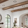 image:imageMaxxima 6 5 CCT Flat Lens Retrofit Recessed LED Downlight 1000 Lumens  Slim face E26 Quick Connect Adapter Color Selectable 2700K3000K3500K4000K5000K Dimmable 11 WattsBlack